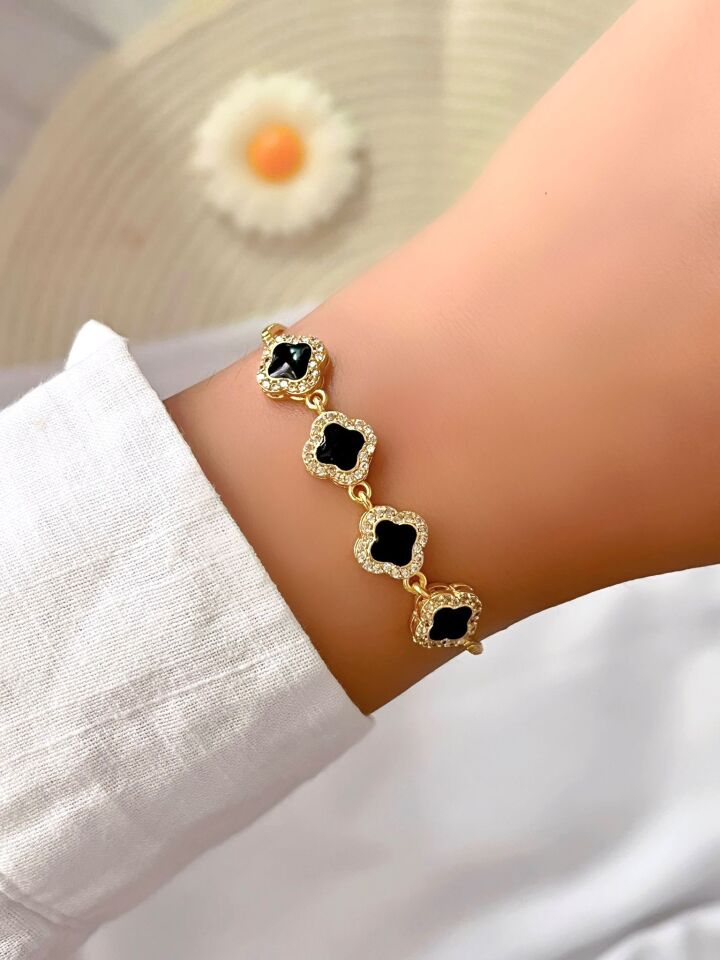 KBC Celestia Siyah Asansör Bileklik